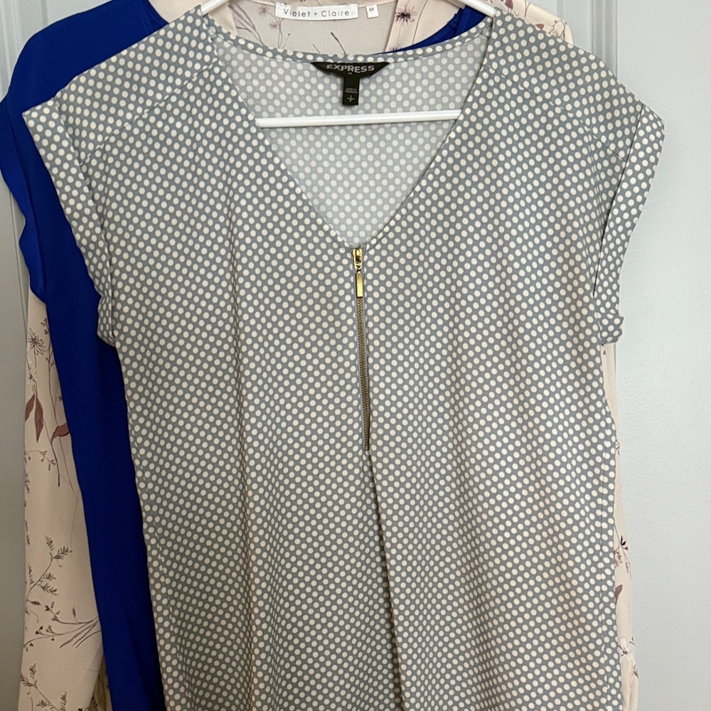 Small And Medium Floral And Solid Work Shirt Bund… - image 5